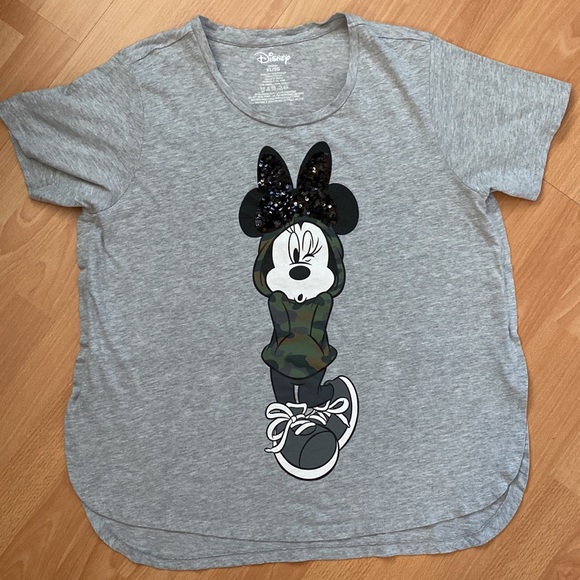 [XL] Disney Minnie Mouse Graphic Short Sleeve Tee Shirt - Picture 6 of 7